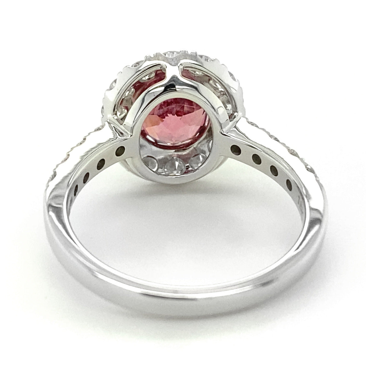 18K White Gold 2.96ct TGW Pink Spinel and Diamond One-of-a-Kind Ring