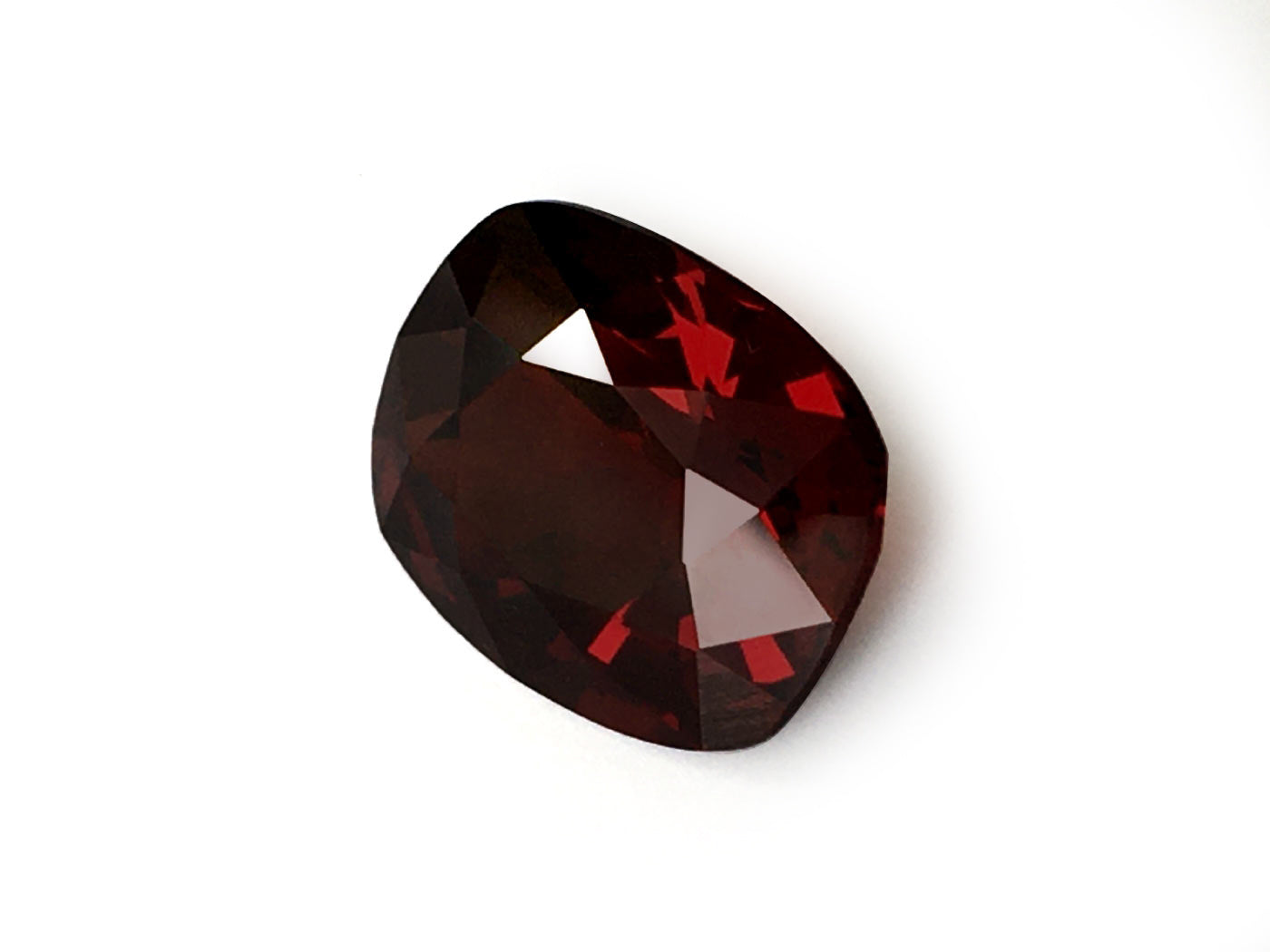 Natural Cushion-shape 11.33 carat Red Garnet