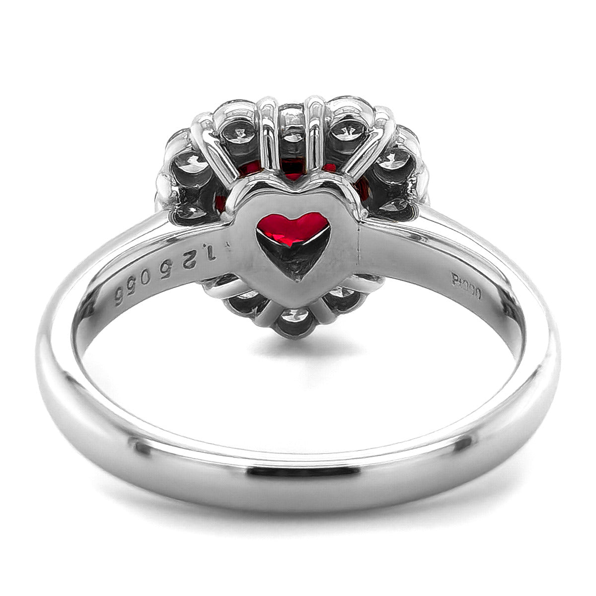 Platinum 1.81ct TGW Pigeon Blood Ruby and Diamond One-of-a-Kind Ring