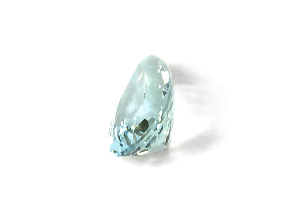 Natural Pear-shape 8.31 carat Light Blue Aquamarine