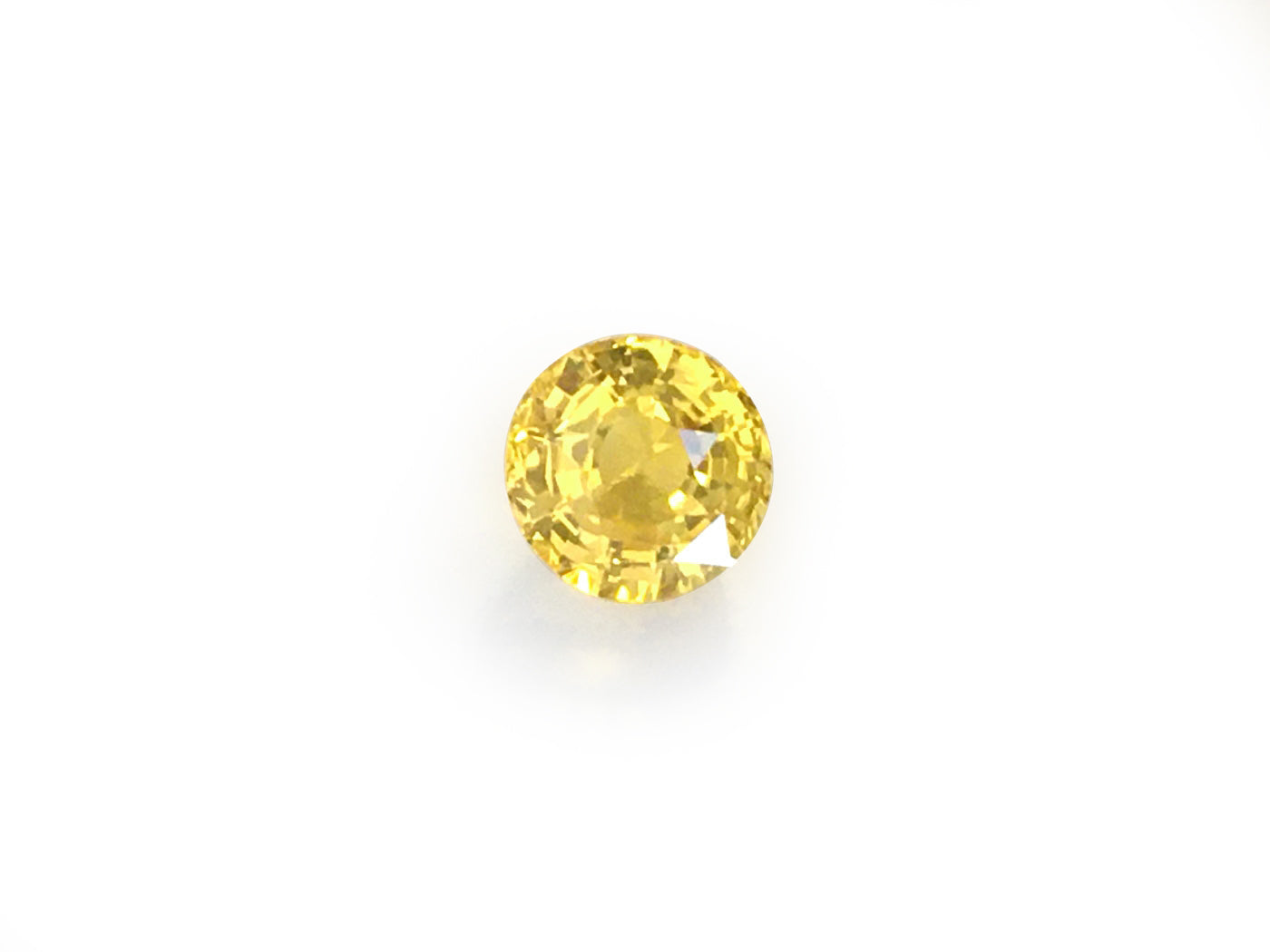 Natural Round-shape 2.02 carat Yellow Sapphire - GIA Certified