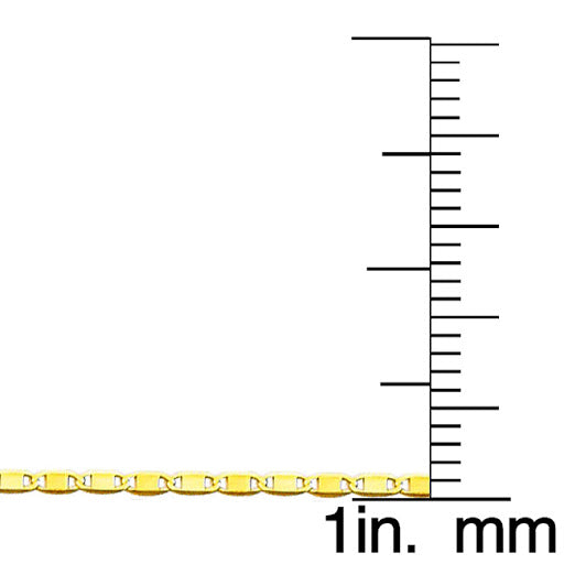 14k Yellow Gold Saint Christopher Round Medallion with 1.6mm Rolo Chain