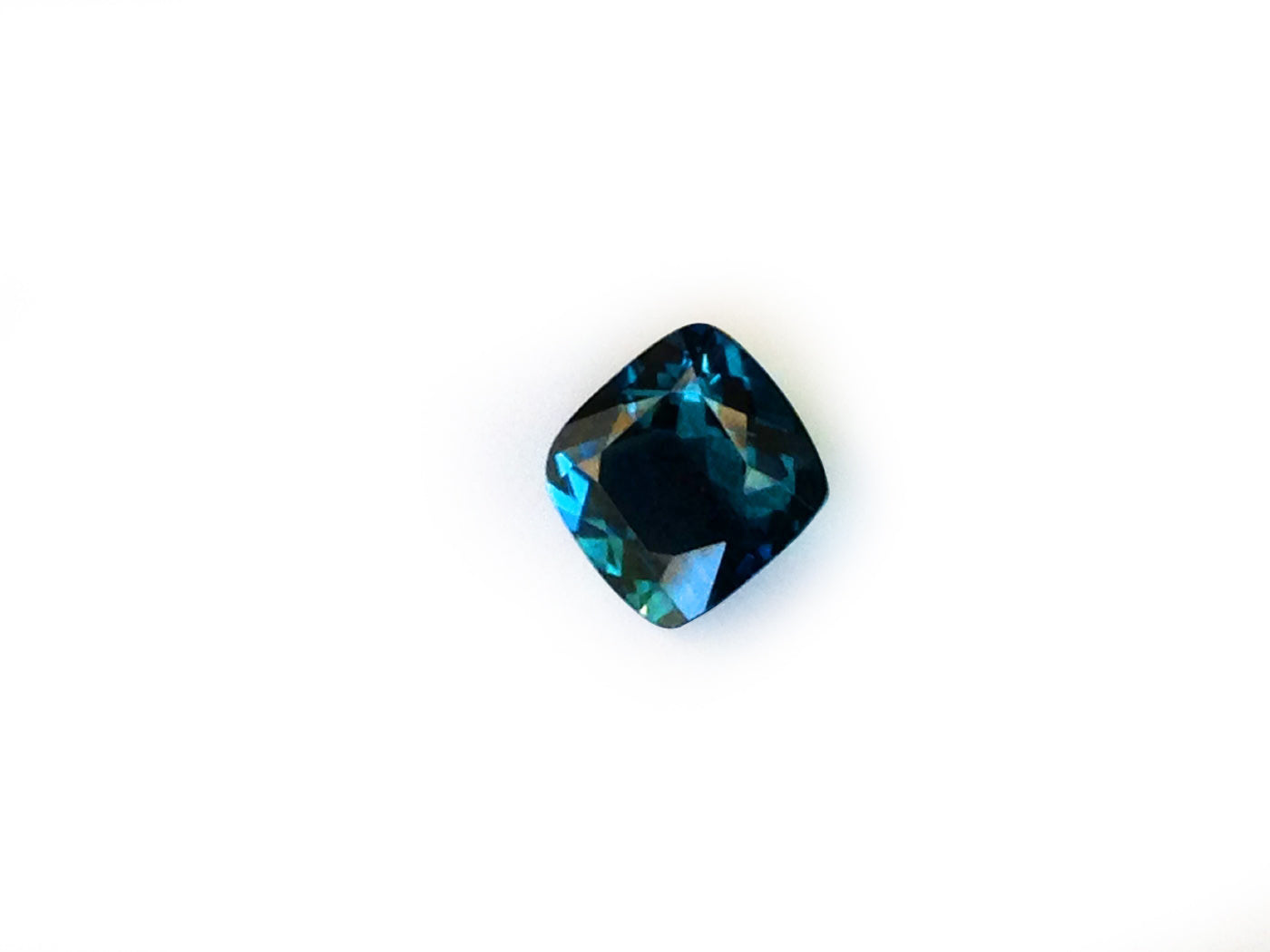 Natural Cushion-shape 1.94 carat Blue Indicolite - GIA Certified