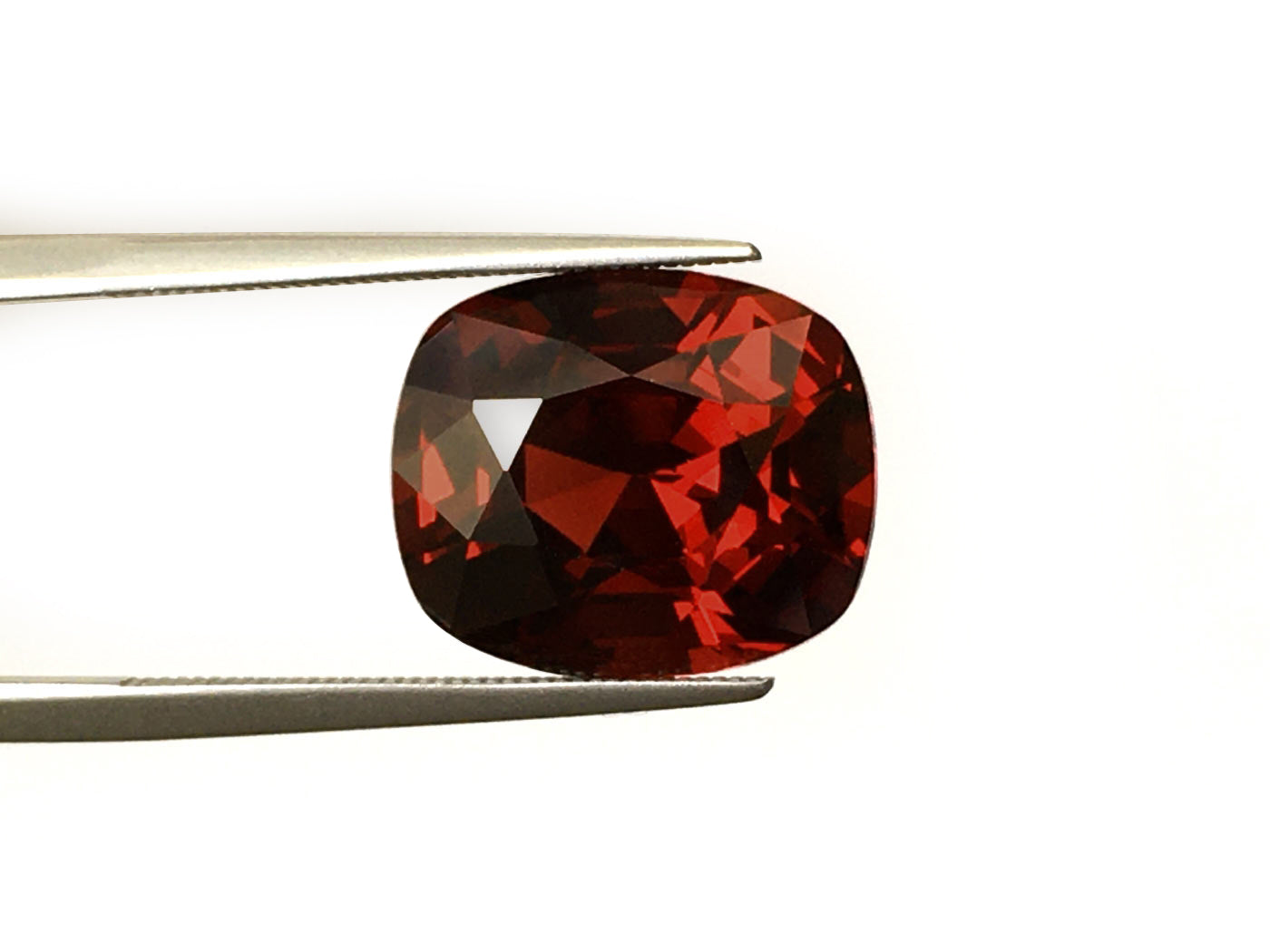 Natural Cushion-shape 11.33 carat Red Garnet
