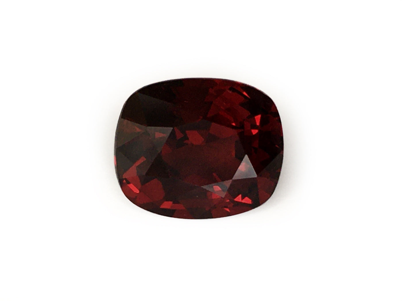Natural Cushion-shape 11.33 carat Red Garnet