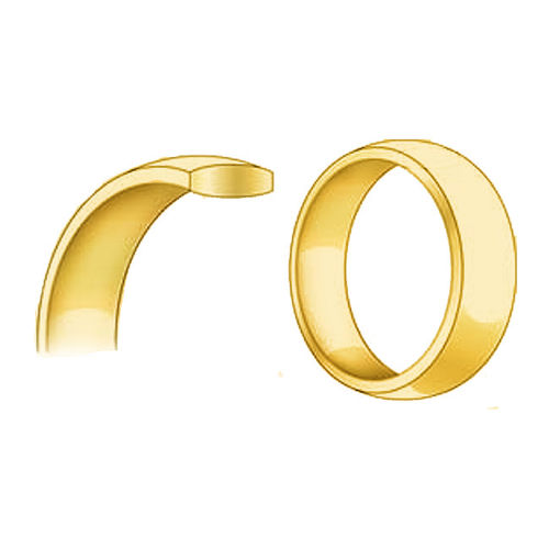 14k Yellow Gold 8mm Unisex Comfort-fit Polished Milgrain Wedding Band