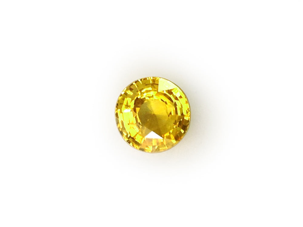 Natural Round-shape 2.03 carat Yellow Sapphire - GIA Certified