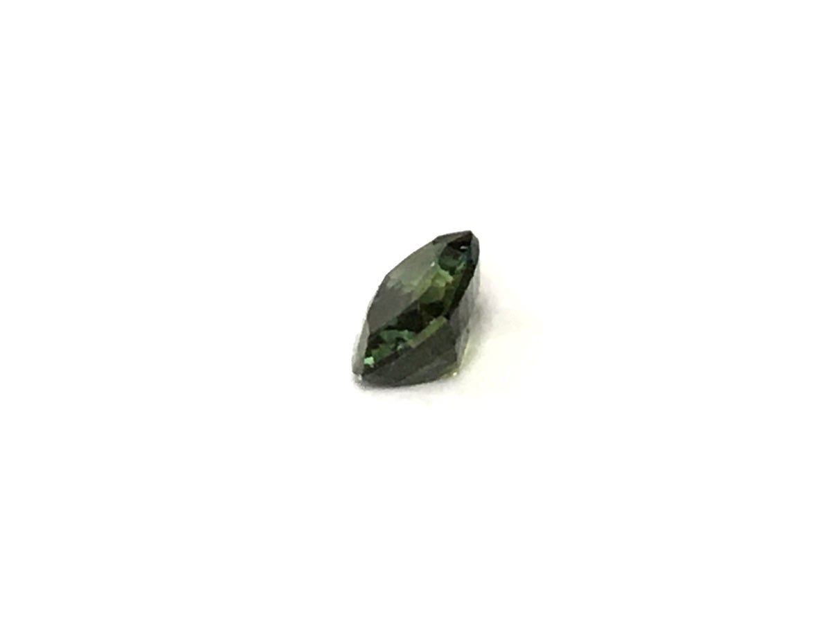 Natural Cushion-shape 0.83 carat Heated Teal Blue-Green Sapphire