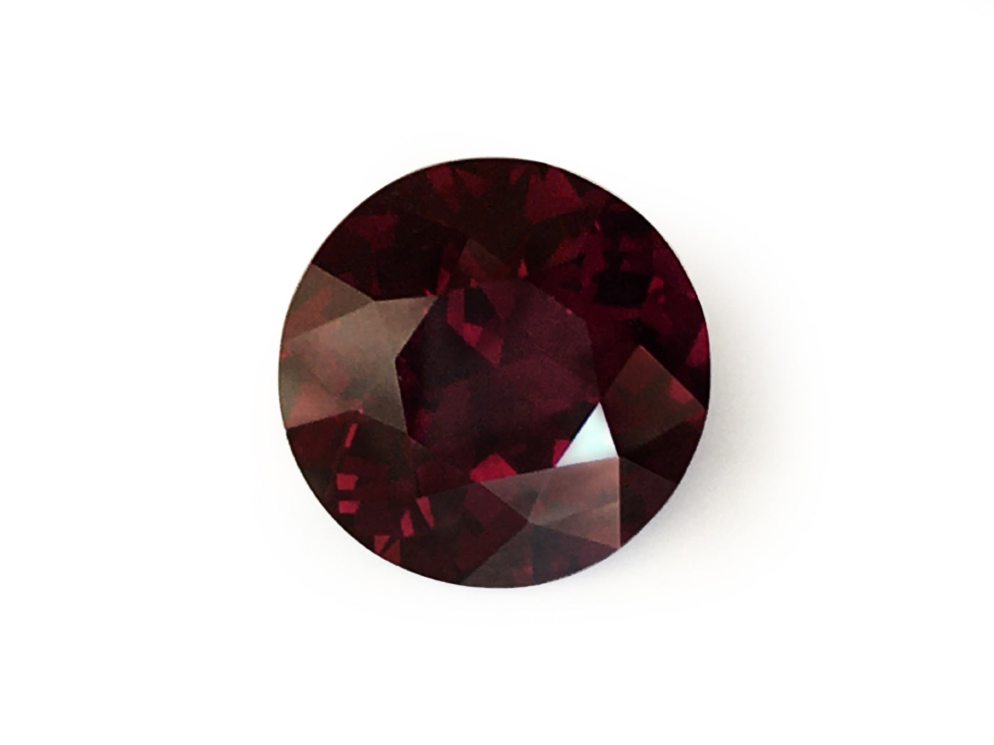 Natural Round-shape 16.93 carat Red Garnet