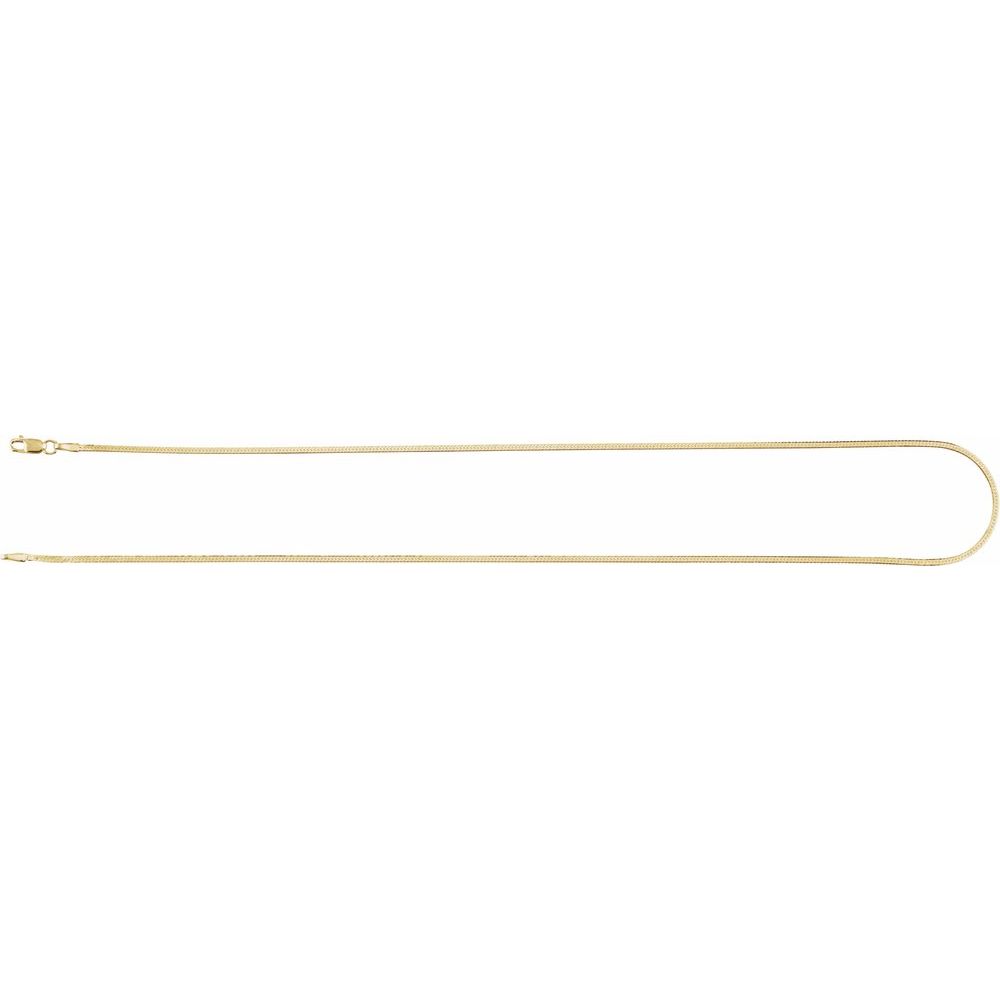 14K Yellow Gold 1.6 mm Herringbone Chain