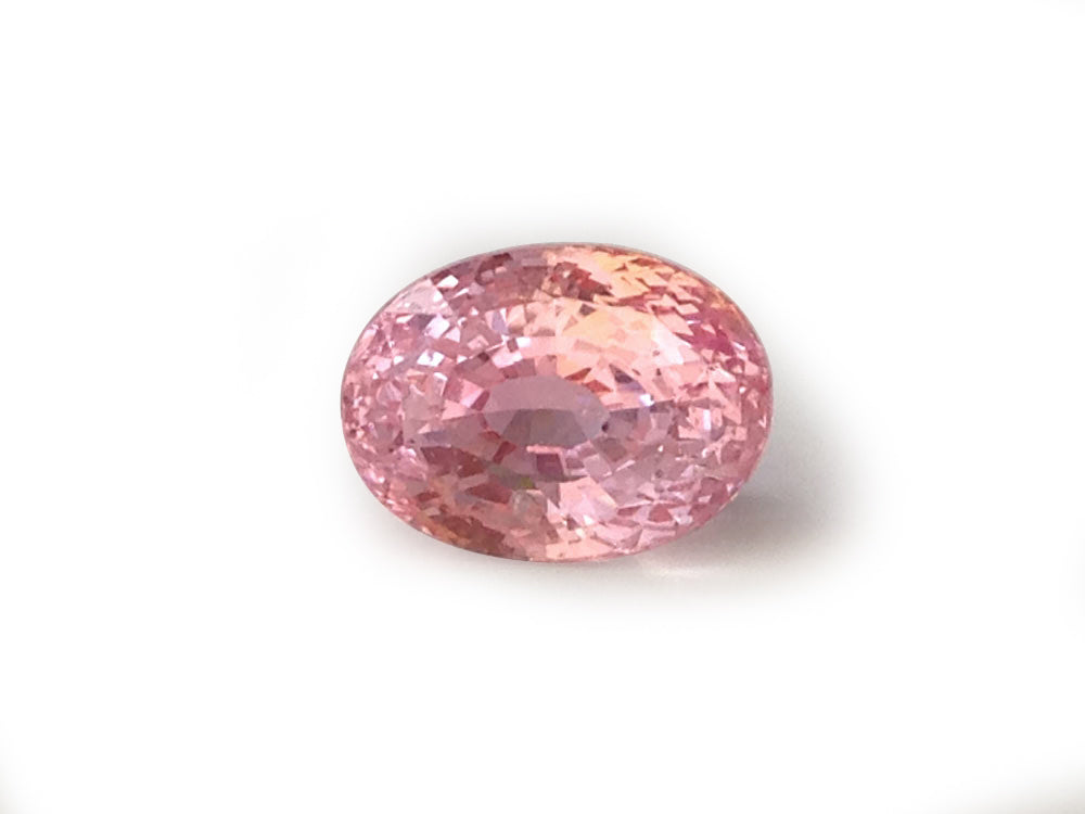 Natural Oval-shape 6.62 carat Orange-Pink Padparadscha Sapphire - GRS Certified