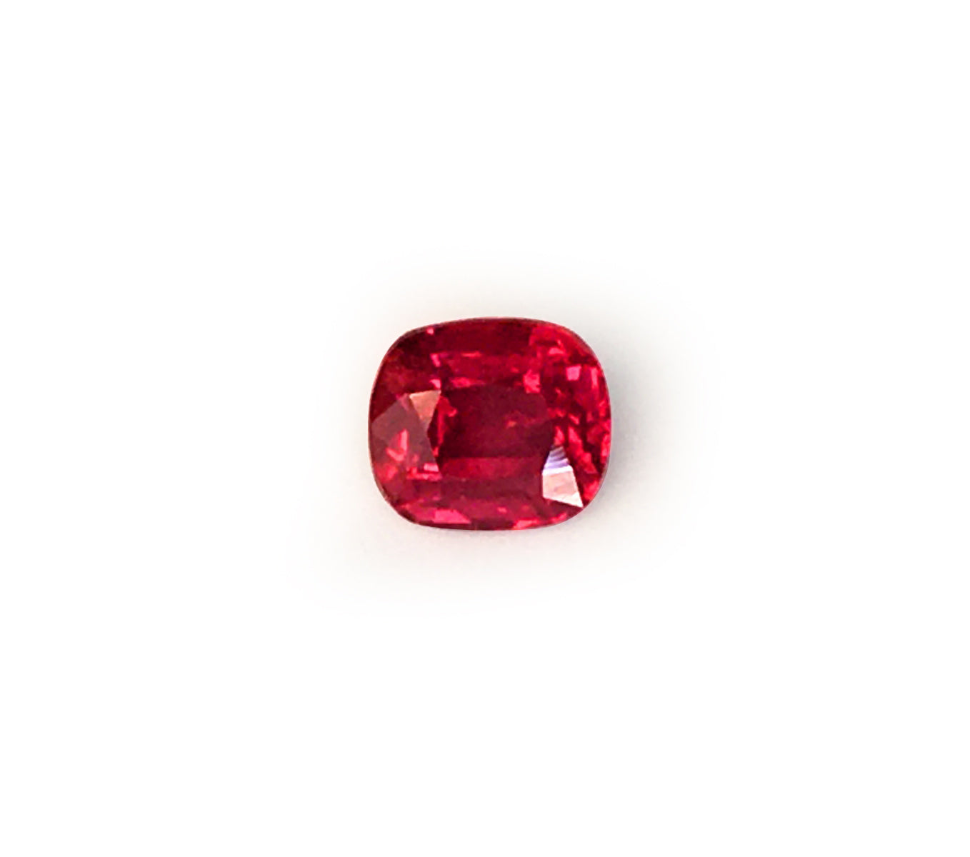 Natural Cushion-shape 1.18 carat Red Ruby - GIA Certified