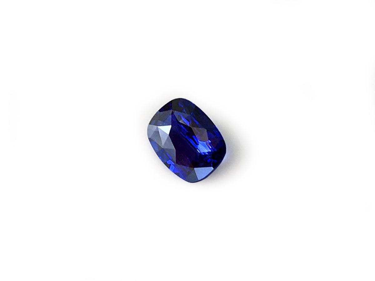 Natural Cushion-shape 1.3 carat Blue Sapphire