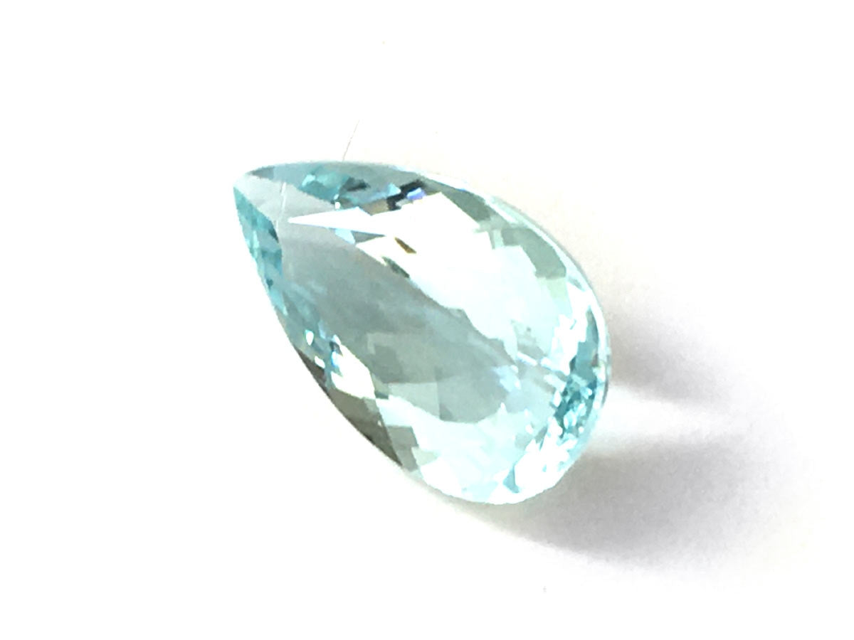 Natural Pear-shape 8.31 carat Light Blue Aquamarine