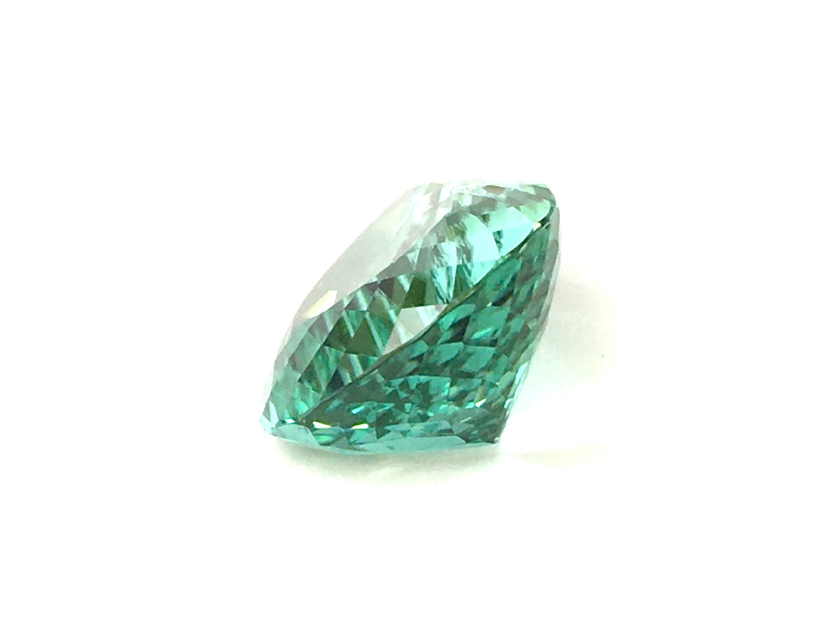 Natural Pear-shape 38.28 carat Sea Foam Bluish Green Tourmaline