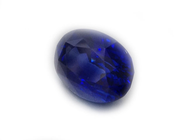 Natural Extremely Rare Unheated Royal Vivid Blue Sapphire Oval-shape 7.45 carats with GRS Report