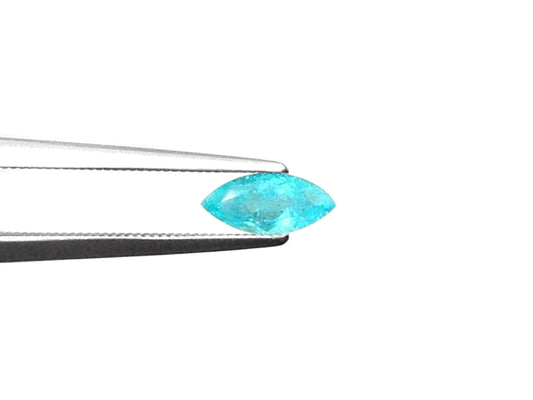 Natural Marquise-shape 0.43 carat Neon Blue Paraiba Tourmaline - AIGS Certified