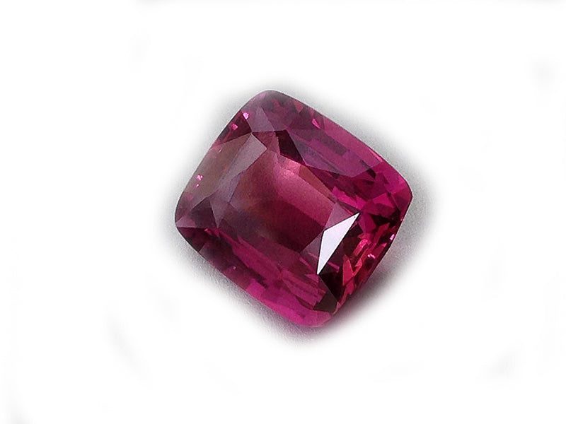 Natural Unheated Pink-Red Ruby Cushion-shape 5.99 carats with GRS Report