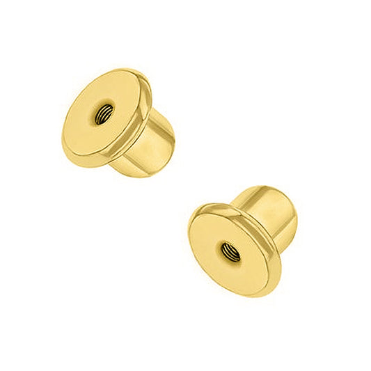 14k Yellow Gold Screw-Back Earring Closure Replacement