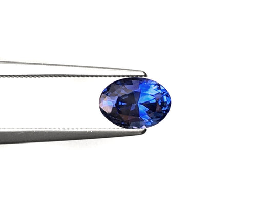 Natural Oval-shape 2.02 carat Blue Sapphire