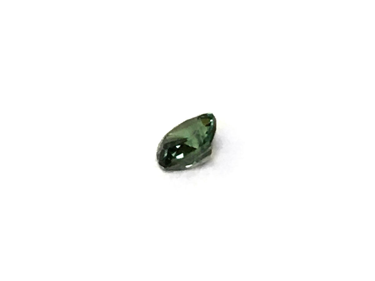 Natural Cushion-shape 0.67 carat Heated Teal Blue-Green Sapphire