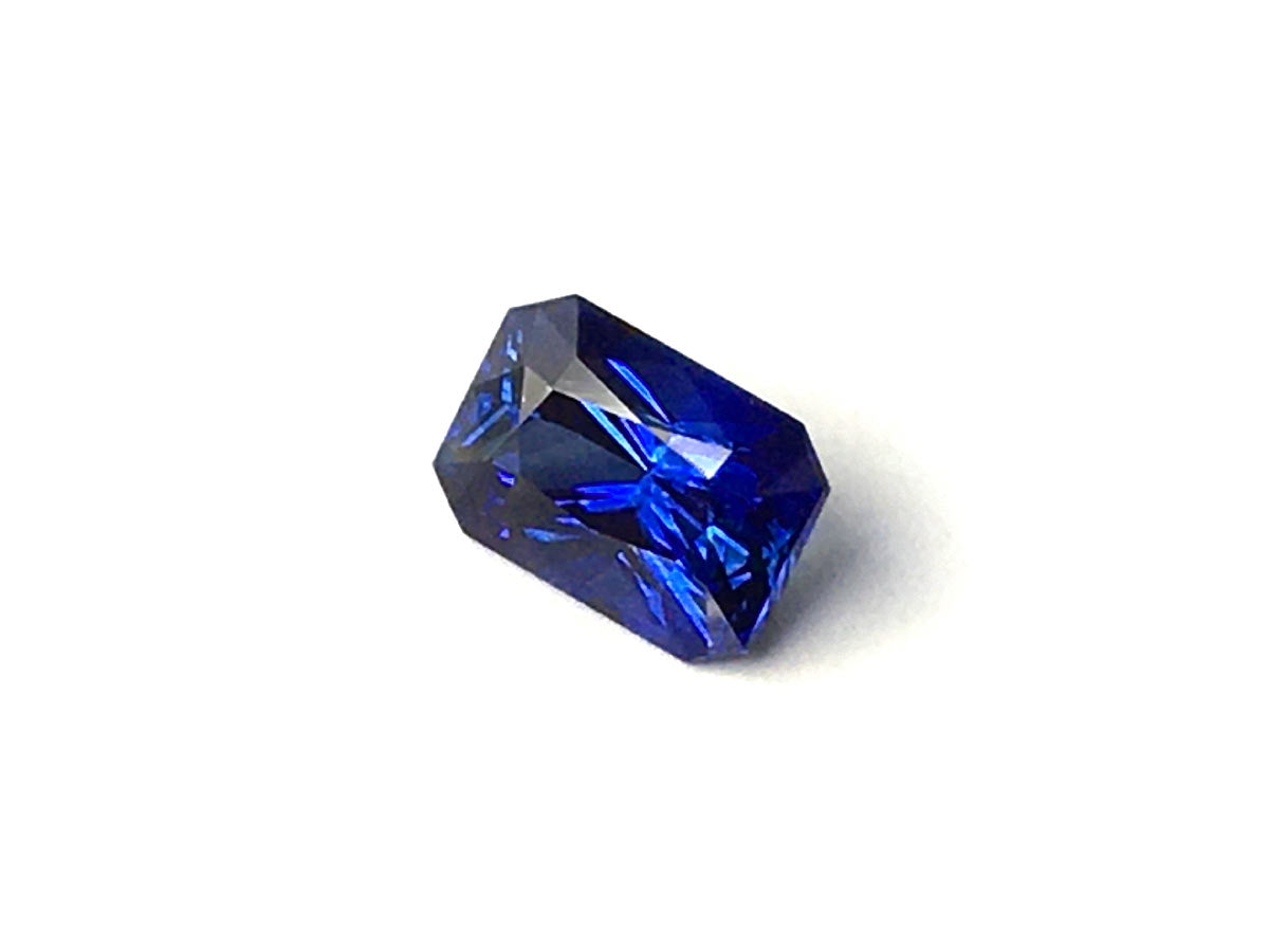 Natural Octagonal-shape 2.04 carat Blue Sapphire - GIA Certified