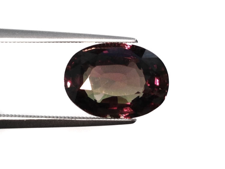 Natural Oval-shape 8.73 carat Color change Alexandrite - GIA Certified