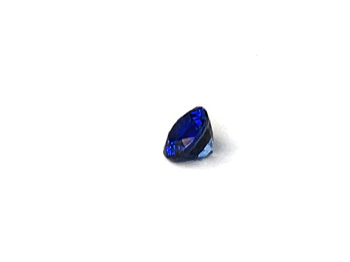 Natural Round-shape 0.55 carat Blue Sapphire