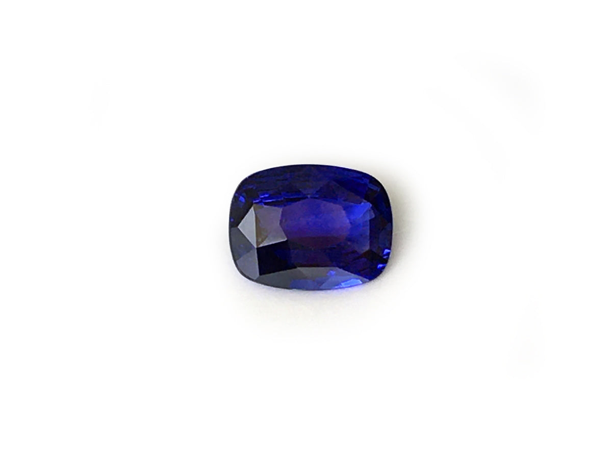 Natural Cushion-shape 1.3 carat Blue Sapphire