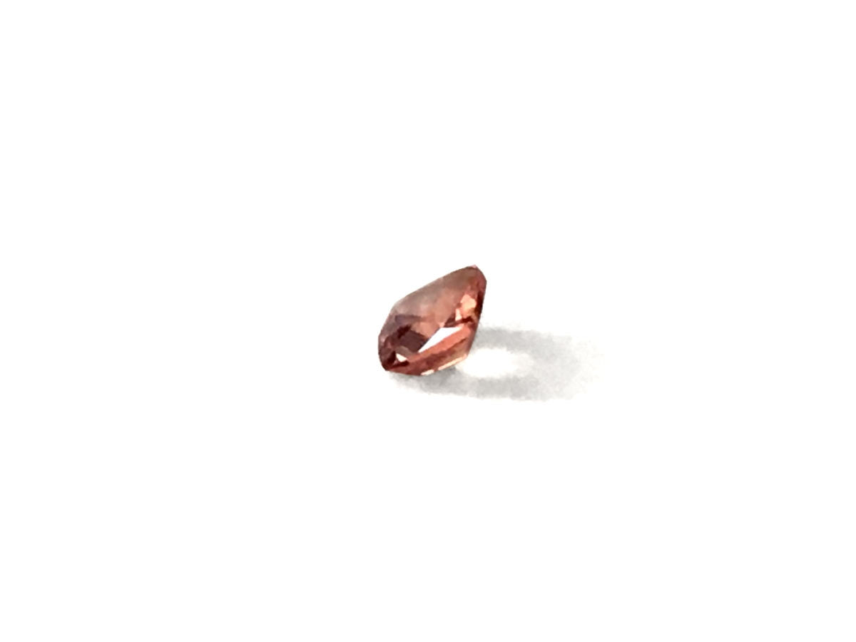 Natural Cushion-shape 0.56 carat Pink-Orange Padparadscha Sapphire - AIGS Certified