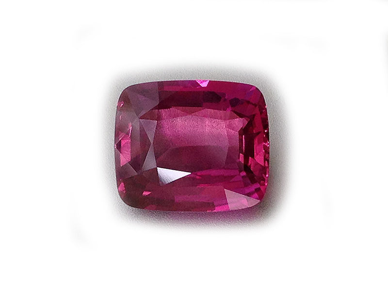 Natural Unheated Pink-Red Ruby Cushion-shape 5.99 carats with GRS Report