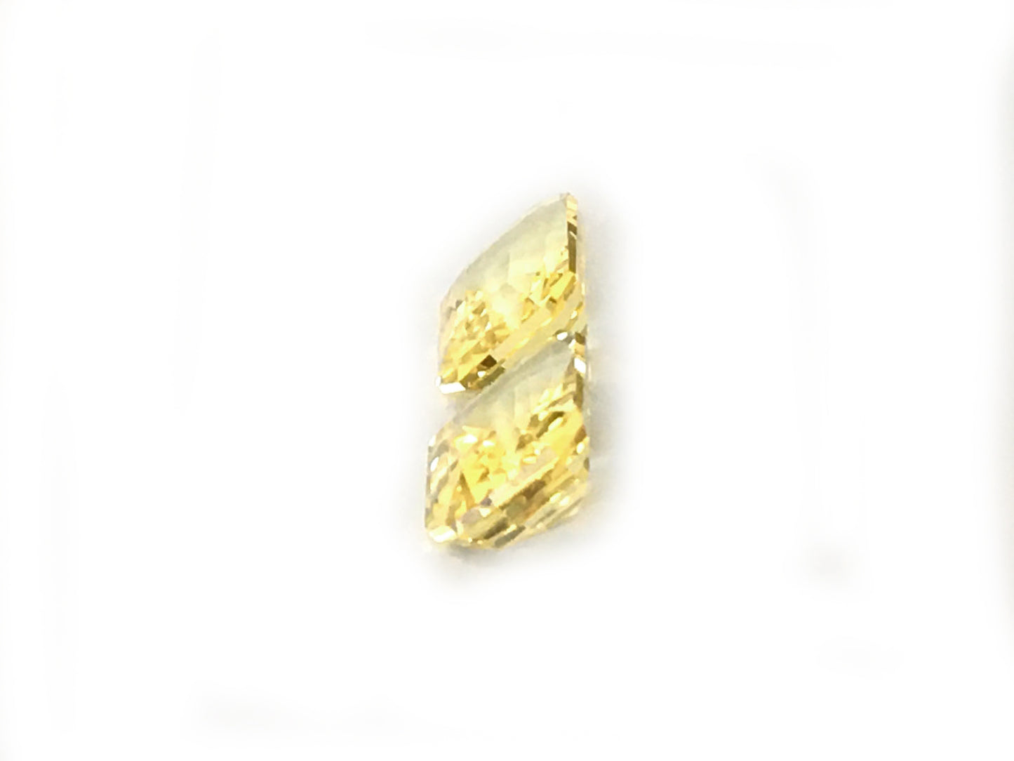 Matching PAIR of Octagonal-shape 3.13 carat Yellow Sapphire - GIA Certified