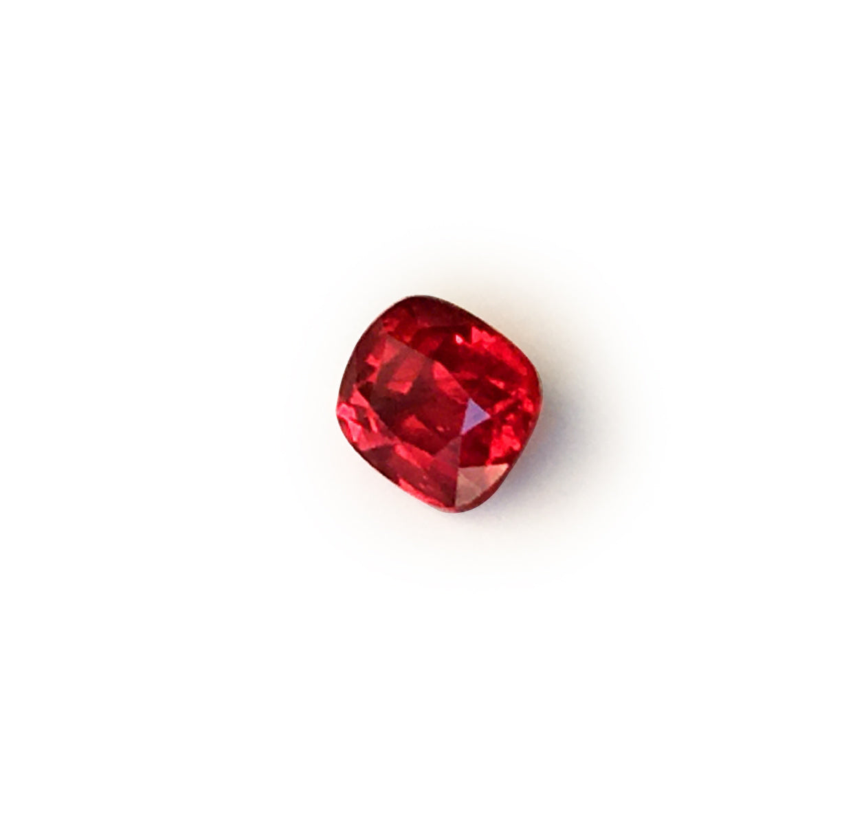 Natural Cushion-shape 1.18 carat Red Ruby - GIA Certified