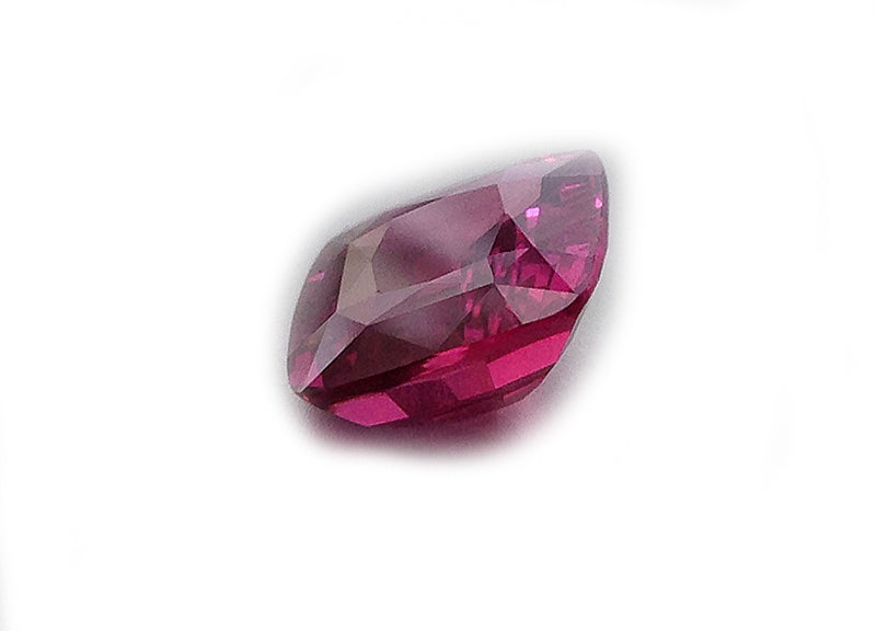 Natural Unheated Pink-Red Ruby Cushion-shape 5.99 carats with GRS Report