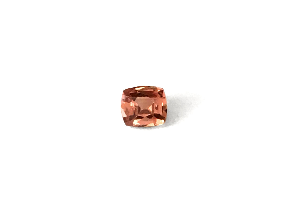 Natural Cushion-shape 0.56 carat Pink-Orange Padparadscha Sapphire - AIGS Certified