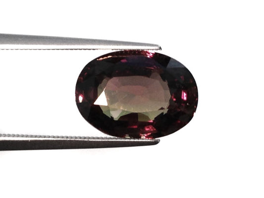 Natural Oval-shape 8.73 carat Color change Alexandrite - GIA Certified