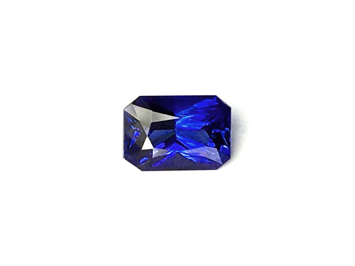 Natural Octagonal-shape 2.04 carat Blue Sapphire - GIA Certified