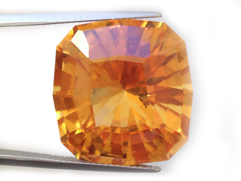 Natural Yellow-Orange Hessonite Garnet 34.72 carats with GIA Report