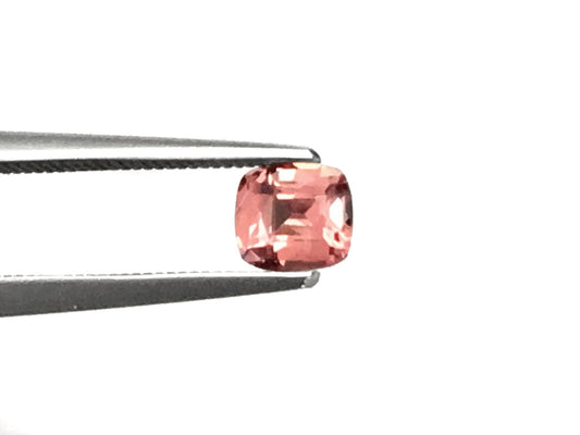 Natural Cushion-shape 0.64 carat Pink-Orange Padparadscha Sapphire - AIGS Certified