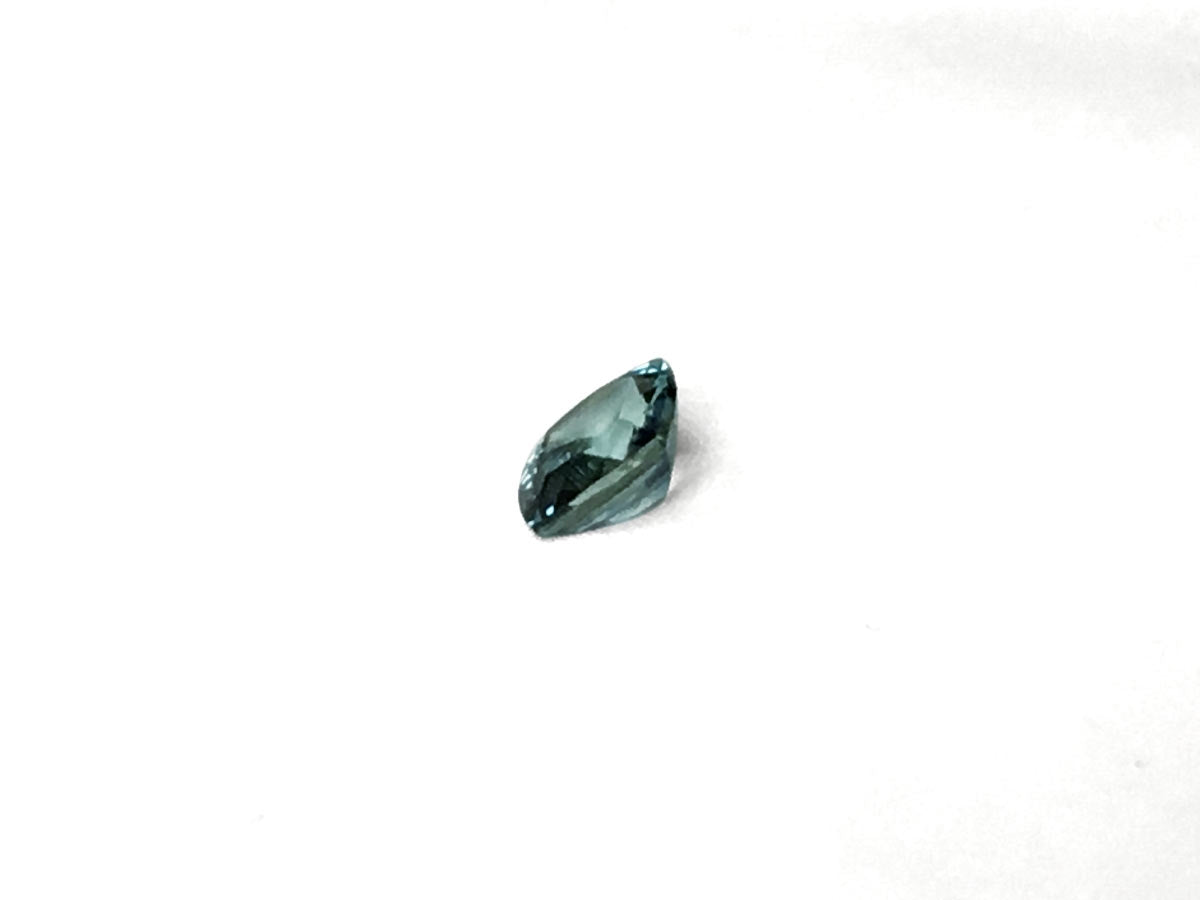 Natural Cushion-shape 0.79 carat Heated Teal Blue-Green Sapphire