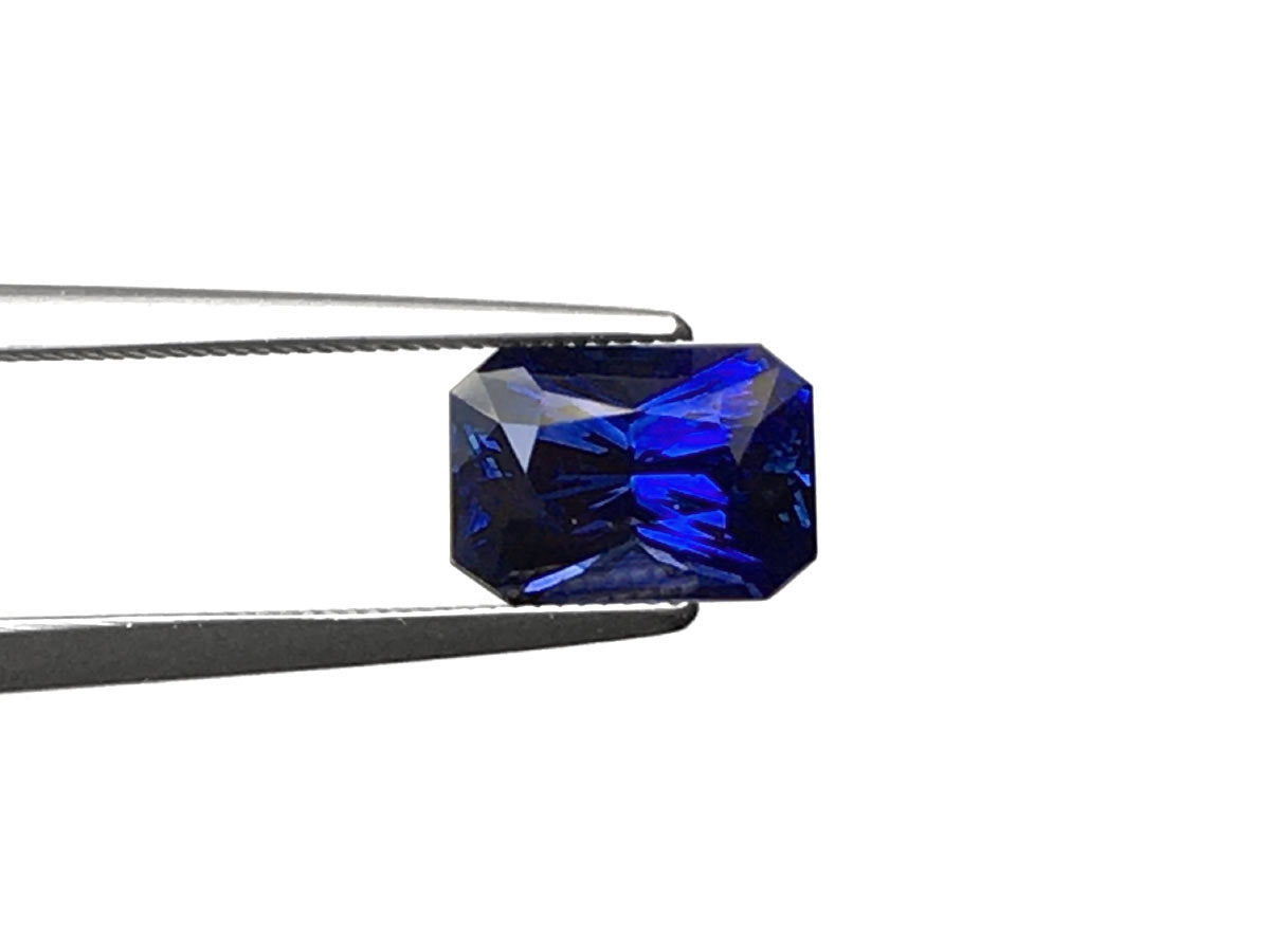 Natural Octagonal-shape 2.04 carat Blue Sapphire - GIA Certified