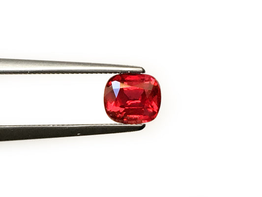 Natural Cushion-shape 1.18 carat Red Ruby - GIA Certified