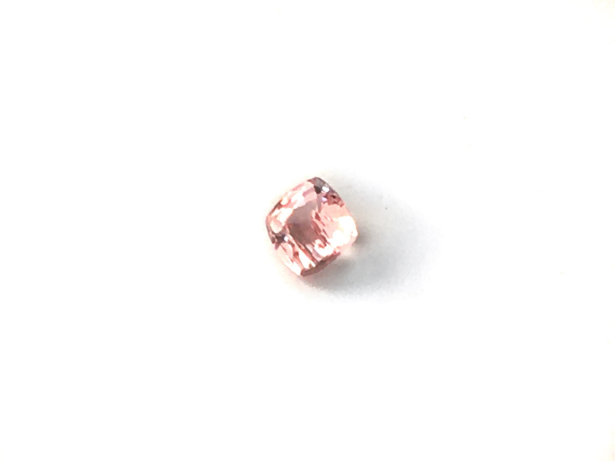 Natural Cushion-shape 0.51 carat Pink-Orange Padparadscha Sapphire - AIGS Certified