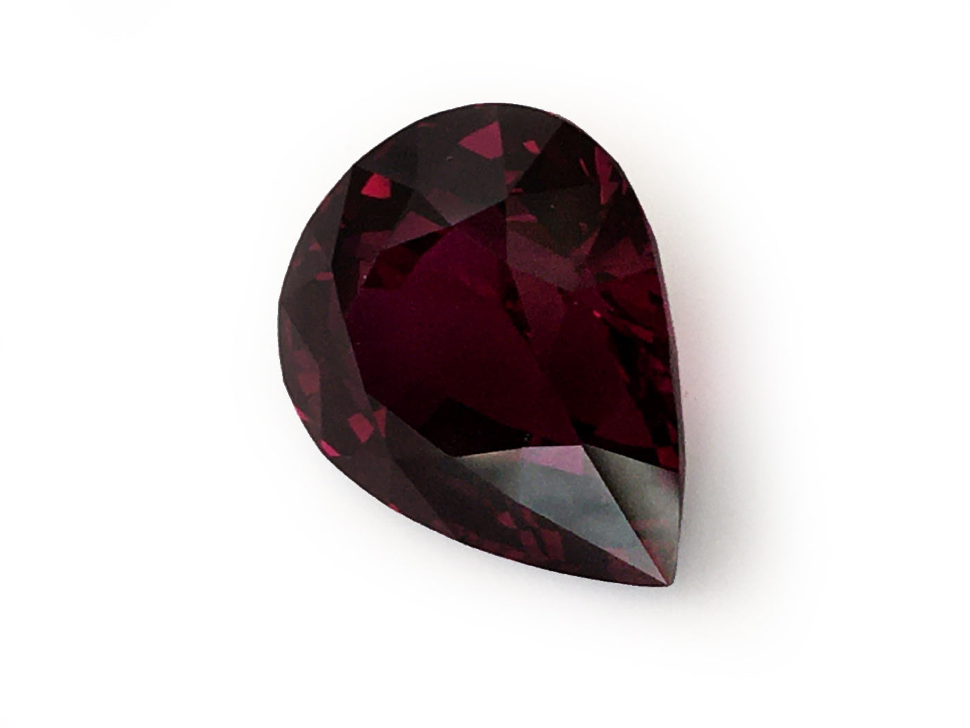 Natural Pear-shape 28.5 carat Red Garnet