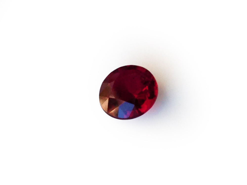 Natural Round-shape 2.59 carat Red Ruby - GIA Certified