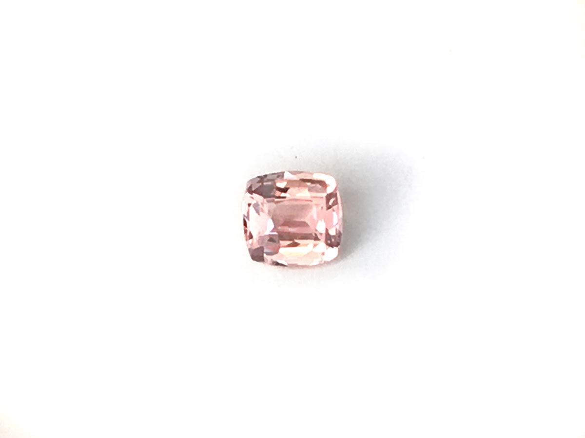 Natural Cushion-shape 0.51 carat Pink-Orange Padparadscha Sapphire - AIGS Certified