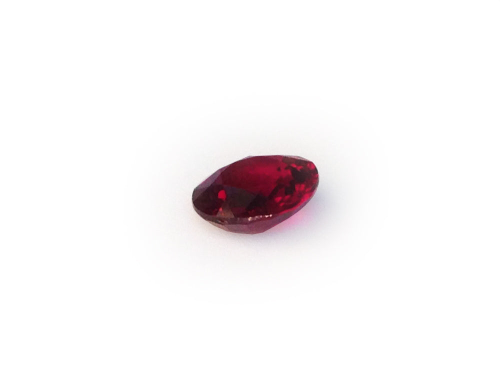 Natural Round-shape 2.59 carat Red Ruby - GIA Certified