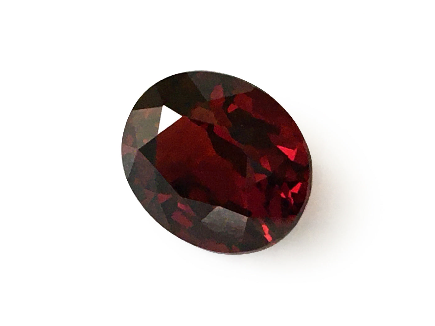 Natural Oval-shape 13.71 carat Red Garnet